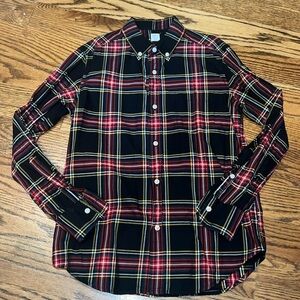 Jcrew Crewcuts Boys' button-up tartan shirt size 12 NWOT